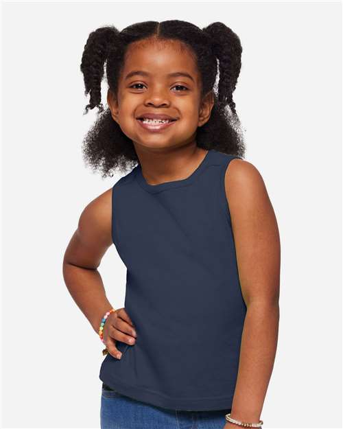Toddler Fine Jersey Tank Rabbit Skins Denim
