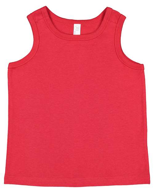 Toddler Fine Jersey Tank Rabbit Skins Red