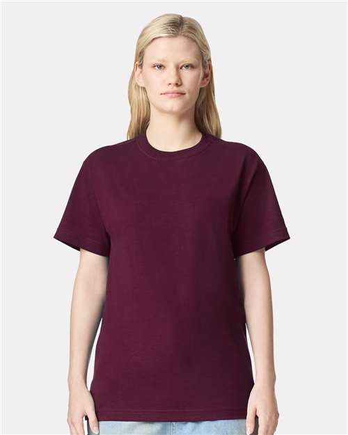 Unisex Super Heavyweight Tee American Apparel Burgundy