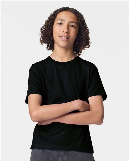 Youth Fine Jersey Tee American Apparel Black