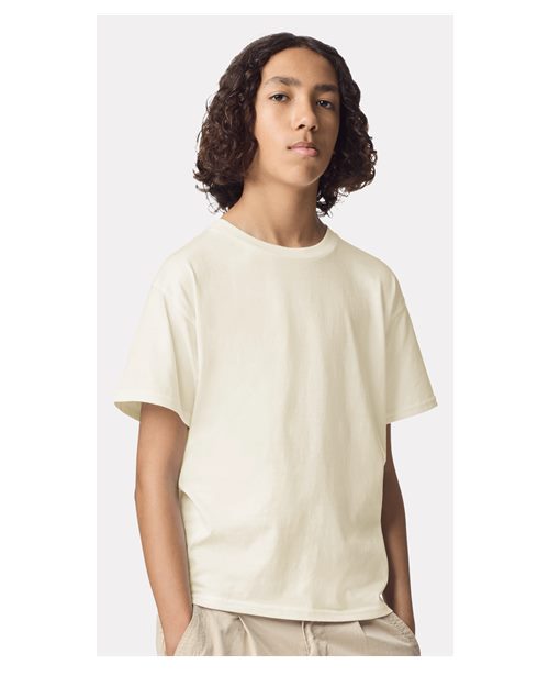 Youth Fine Jersey Tee American Apparel Cream