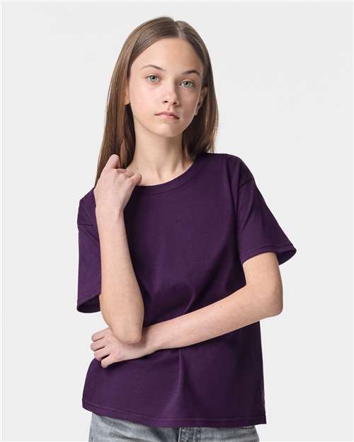 Youth Fine Jersey Tee American Apparel Eggplant
