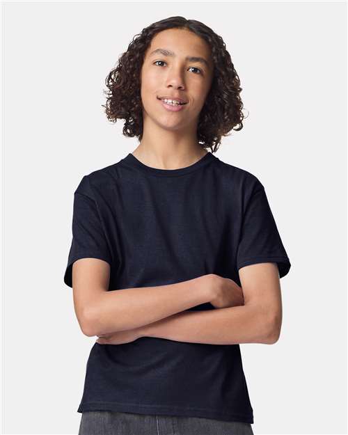 Youth Fine Jersey Tee American Apparel Navy