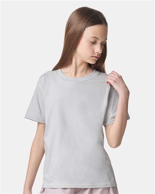 Youth Fine Jersey Tee American Apparel New Silver