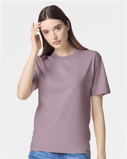 Unisex Fine Jersey Tee American Apparel Smokey Violet