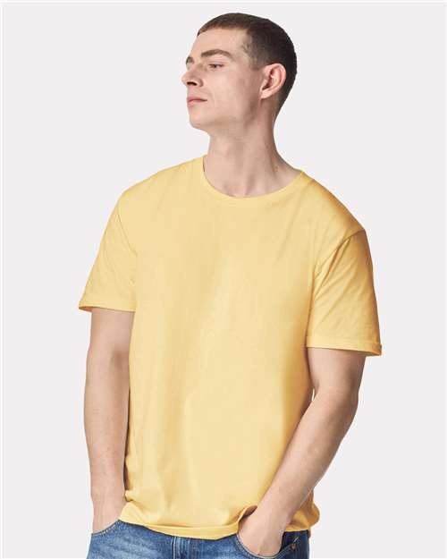 Unisex Fine Jersey Tee American Apparel Panna Cotta