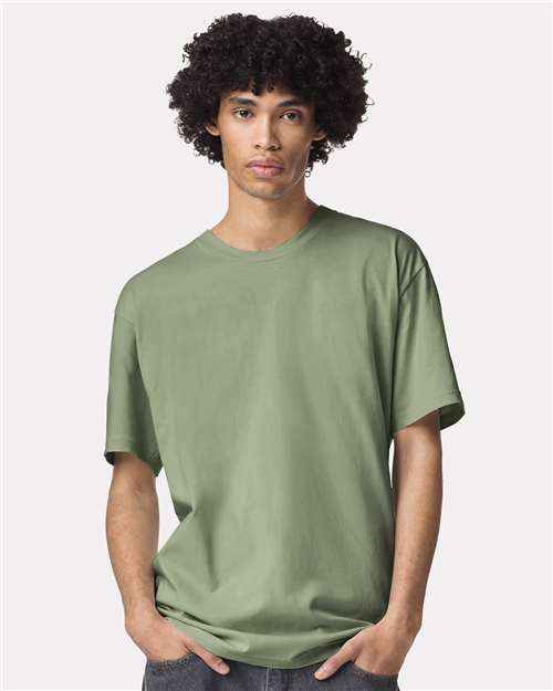 Unisex Fine Jersey Tee American Apparel Sage