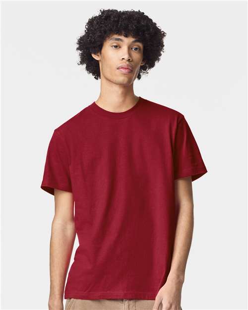 Unisex Fine Jersey Tee American Apparel Cardinal