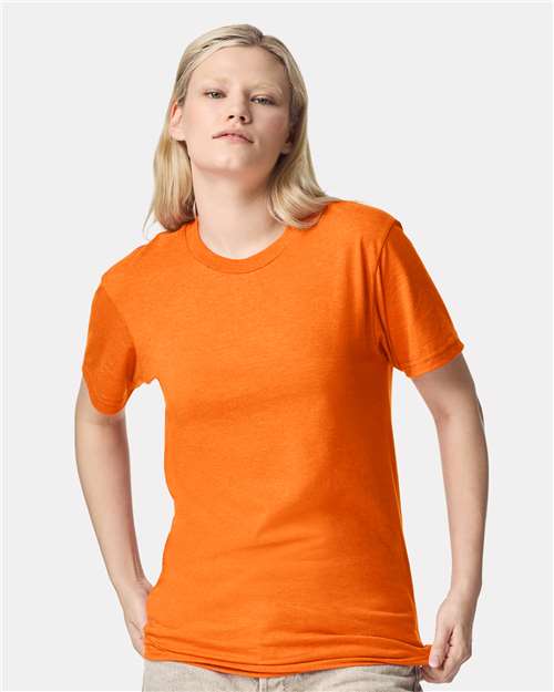 Unisex CVC Tee American Apparel Heather Orange