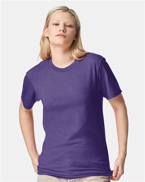 Unisex CVC Tee American Apparel Heather Purple