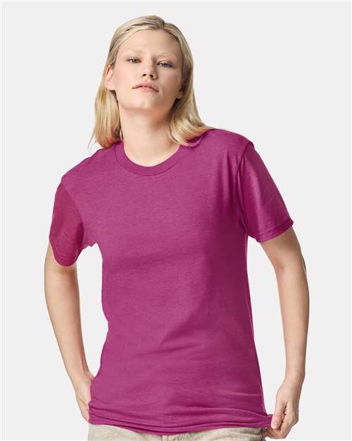 Unisex CVC Tee American Apparel Heather Super Pink