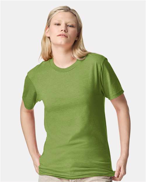 Unisex CVC Tee American Apparel Heather Nephrite