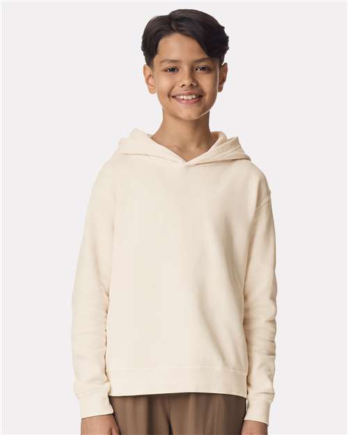 Youth Garment-Dyed Lightweight Hooded Sweatshirt