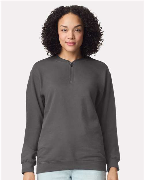 Unisex Softstyle® Midweight Quarter-Zip Sweatshirt