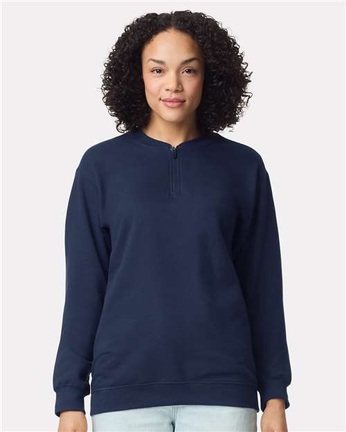 Unisex Softstyle® Midweight Quarter-Zip Sweatshirt