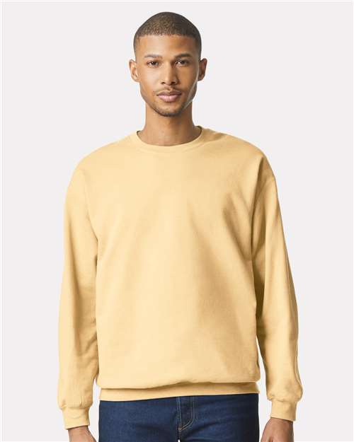Unisex Softstyle® Midweight Crewneck Sweatshirt Gildan Yellow Haze
