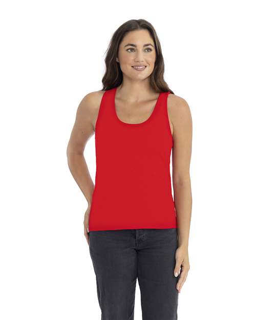 Women's Cotton Tank Next Level Red