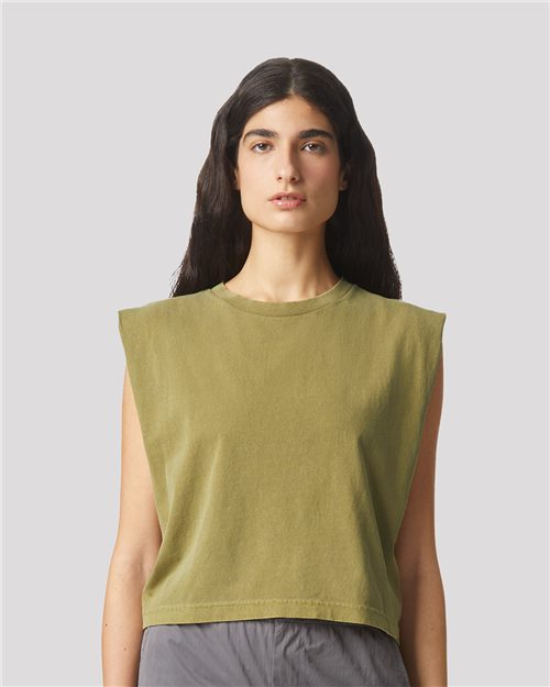 Women's Garment-Dyed Heavyweight Muscle Tee American Apparel