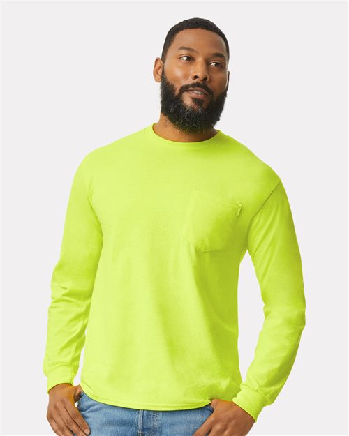 Unisex Ultra Cotton® Long Sleeve Pocket T-Shirt
