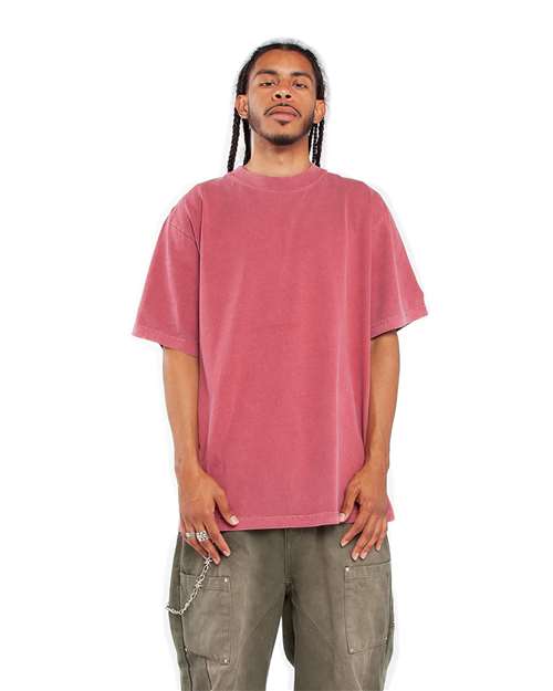 Unisex Max Heavyweight Garment-Dyed T-Shirt Shaka Wear Clay Red