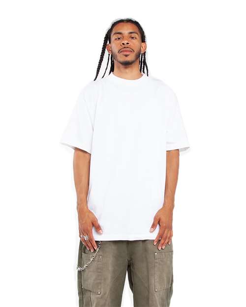 Unisex Max Heavyweight Garment-Dyed T-Shirt Shaka Wear White