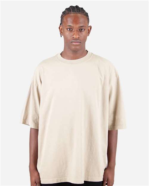 Unisex Max Heavyweight Garment-Dyed Drop Shoulder T-Shirt Shaka Wear Cream