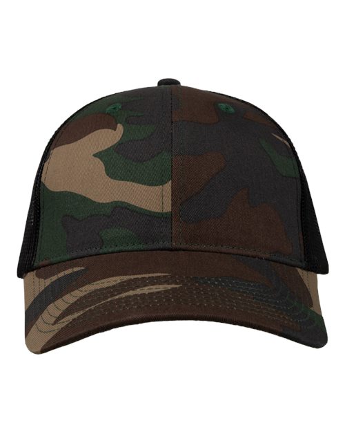 Mesh-Back Twill Trucker Cap
