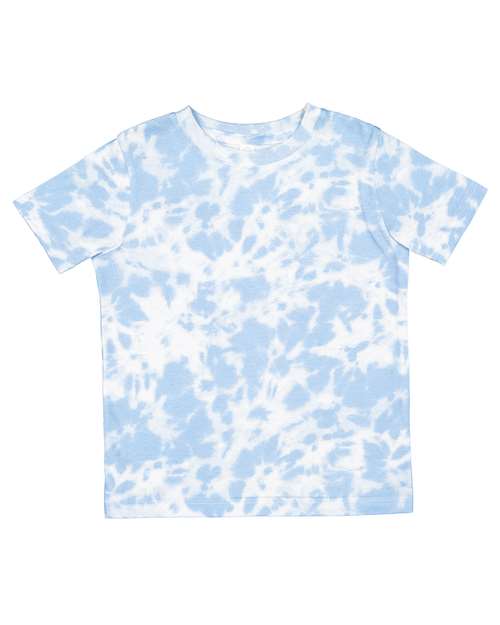 Toddler Fine Jersey Tee - Extended Colors Rabbit Skins Sky Tie Dye