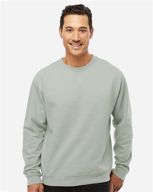 Unisex Midweight Crewneck Sweatshirt Independent Trading Co. Dusty Sage