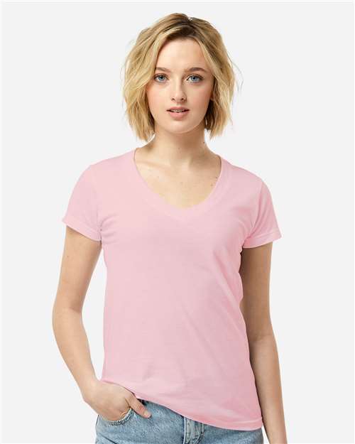 Women's Fine Jersey V-Neck T-Shirt