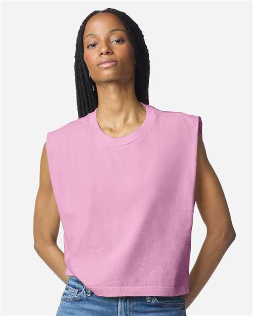 Women's Heavyweight Cotton Garment-Dyed Muscle Tee