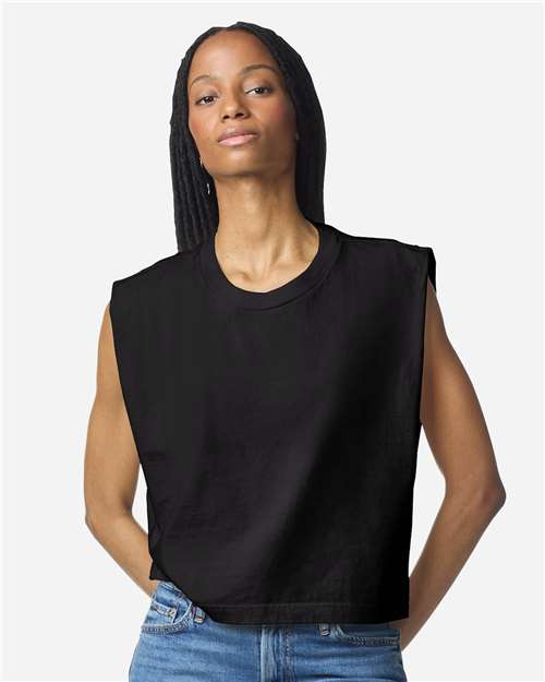 Women's Heavyweight Cotton Garment-Dyed Muscle Tee