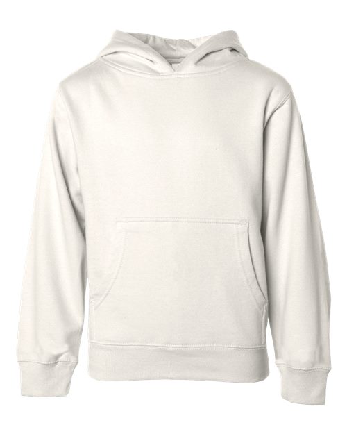 Youth Midweight Hooded Sweatshirt Independent Trading Co. Bone