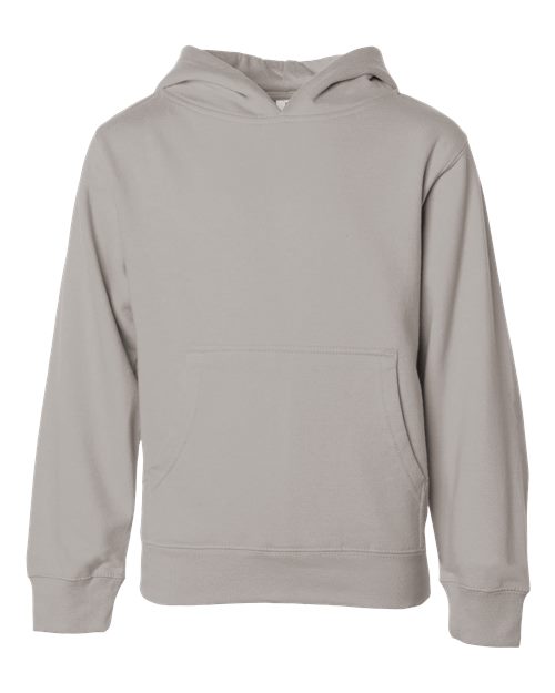 Youth Midweight Hooded Sweatshirt Independent Trading Co. Cement