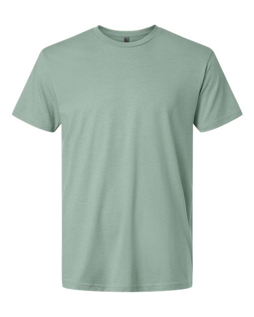 Unisex CVC T-Shirt Next Level Heather Seafoam