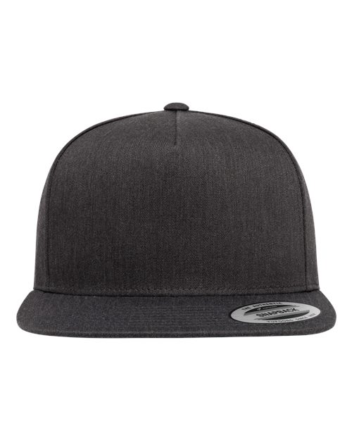Five-Panel Cotton Twill Snapback Cap