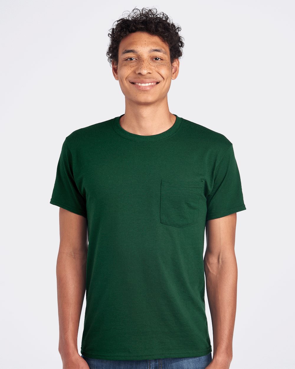 Unisex Dri-Power® 50/50 Pocket T-Shirt