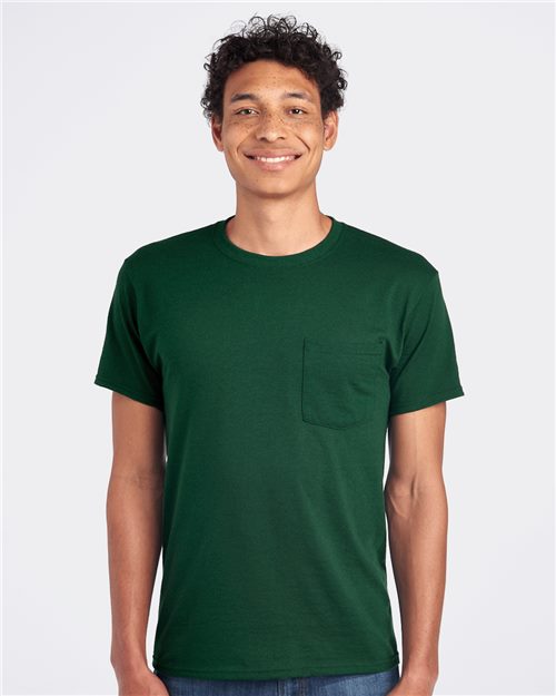 Unisex Dri-Power® 50/50 Pocket T-Shirt JERZEES