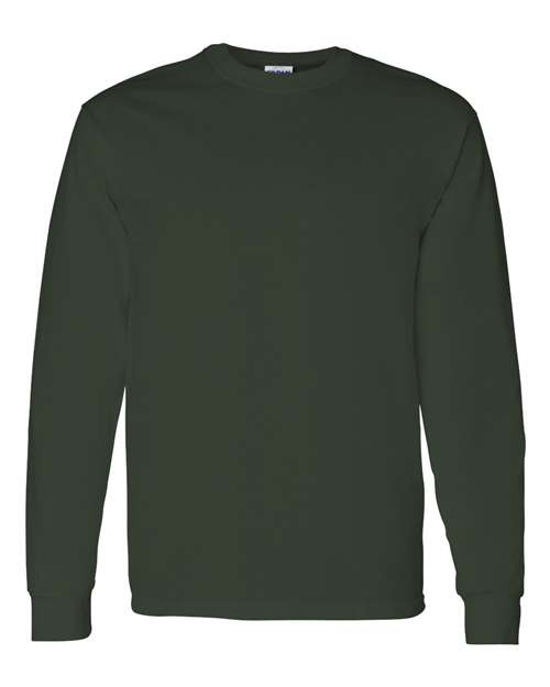 Unisex Heavy Cotton™ Long Sleeve T-Shirt Gildan Forest