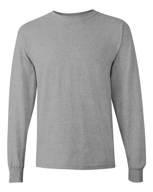 Unisex Heavy Cotton™ Long Sleeve T-Shirt Gildan Sport Grey