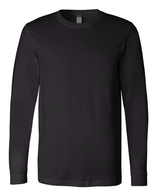 Unisex Jersey Long Sleeve Tee BELLA + CANVAS Black