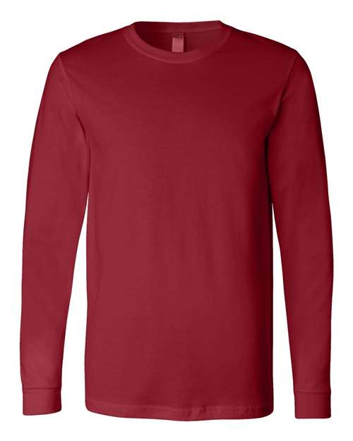 Unisex Jersey Long Sleeve Tee BELLA + CANVAS Cardinal