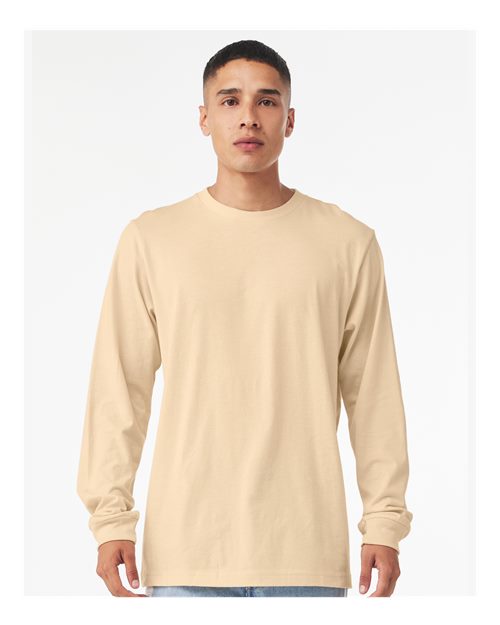 Unisex Jersey Long Sleeve Tee BELLA + CANVAS Soft Cream
