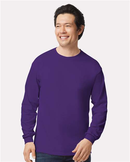 Unisex Ultra Cotton® Long Sleeve T-Shirt Gildan Purple