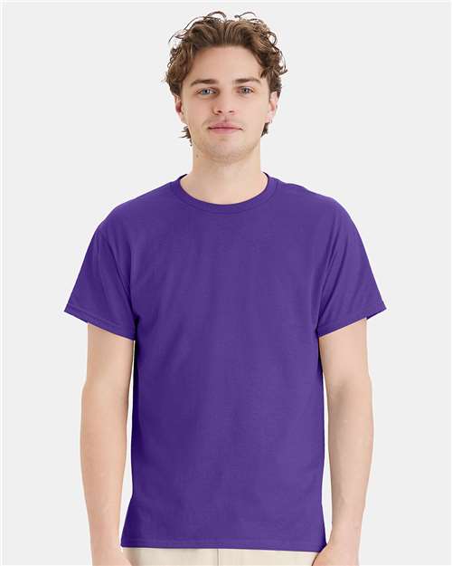 Unisex EcoSmart® T-Shirt Hanes Purple