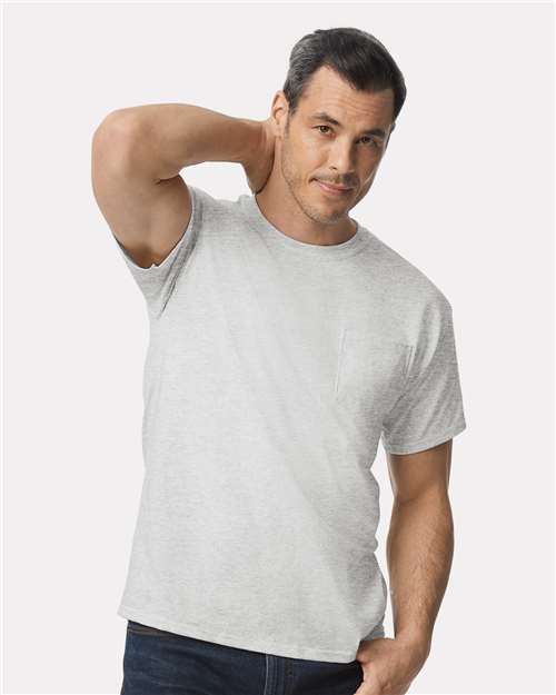 Unisex Ultra Cotton® Pocket T-Shirt Gildan Ash