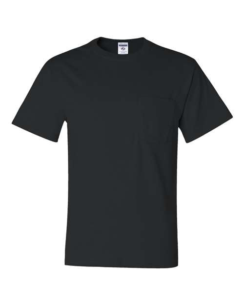 Unisex Dri-Power® 50/50 Pocket T-Shirt JERZEES Black S