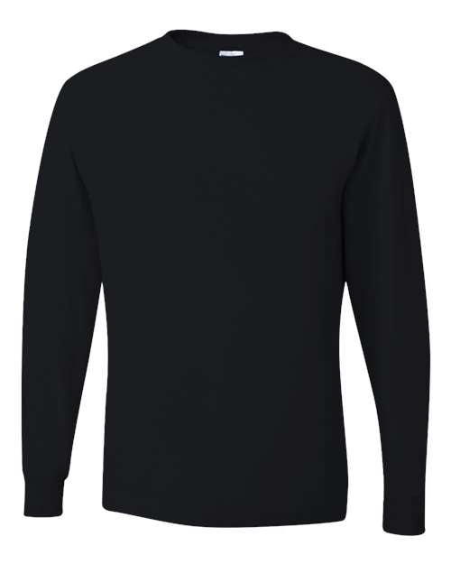 Unisex Dri-Power® Long Sleeve 50/50 T-Shirt JERZEES Black M