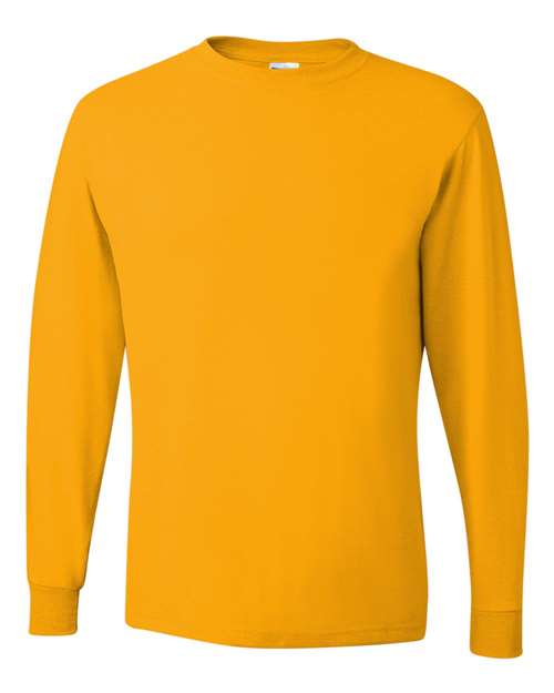 Unisex Dri-Power® Long Sleeve 50/50 T-Shirt JERZEES Gold