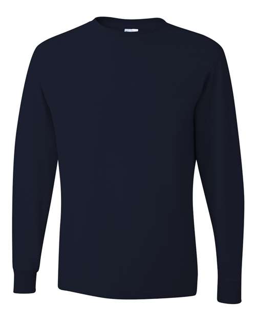 Unisex Dri-Power® Long Sleeve 50/50 T-Shirt JERZEES J. Navy
